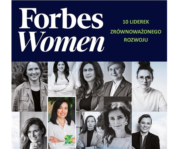 Beata Dziedzic on Forbes Woman Poland's list of 10 Sustainable Development Leaders