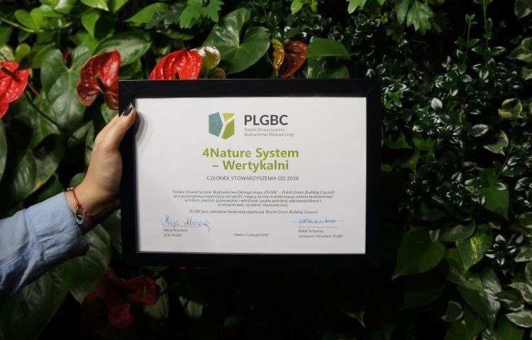 Jesteśmy członkiem Polskiego Stowarzyszenia Budownictwa Ekologicznego (PLGBC)