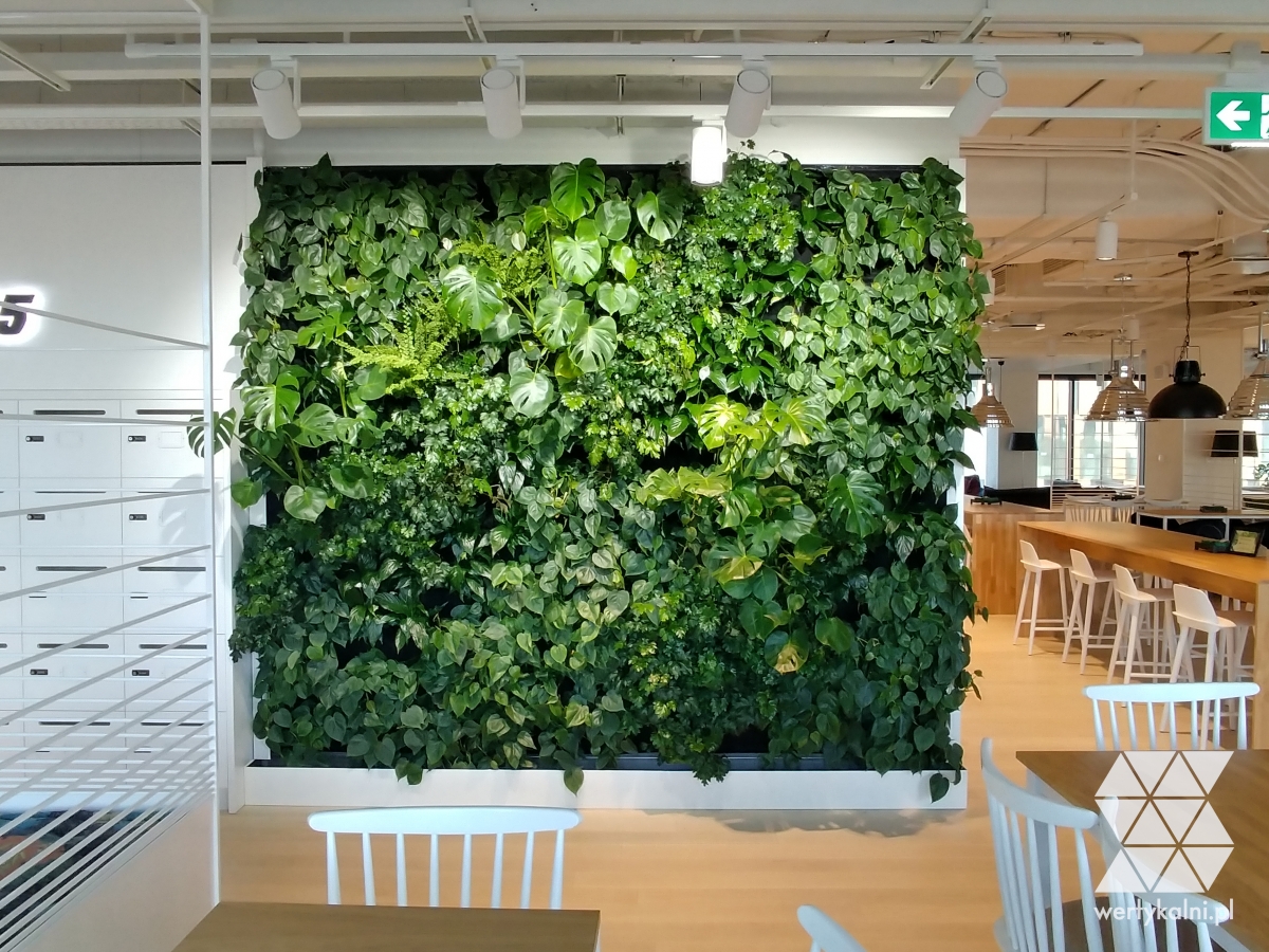 Zielona Ściana w części wspólnej Business link