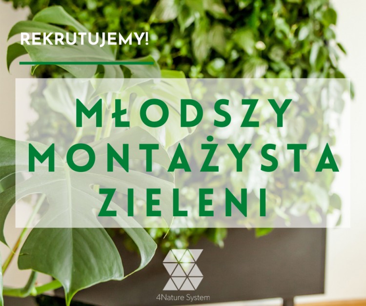 PRACA - MŁODSZY MONTAŻYSTA ZIELENI
